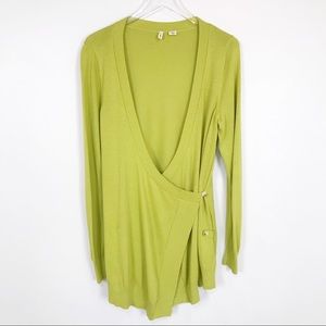Anthropologie Moth wrap front cardigan